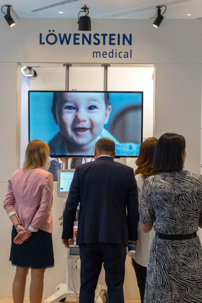 Messe Fotografie eines Messestandes bei eine Ärtztlichemesse